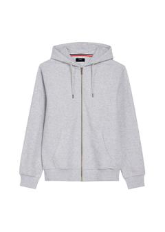 Szara bluza męska z kapturem BLZMT-0079-9A(W26)