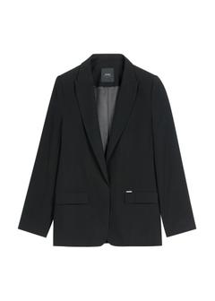 Marynarka damska w kolorze czarnym ZAKDT-0031A-99(W26)