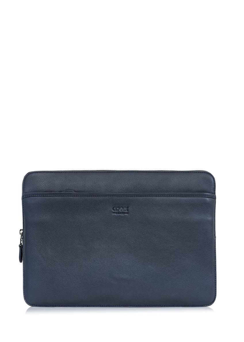 Granatowa teczka męska na laptopa TORMS-0286D-69(W25)