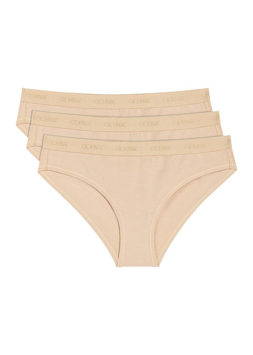 Trójpak beżowych fig damskich ZESDS-0004-1B(W26)