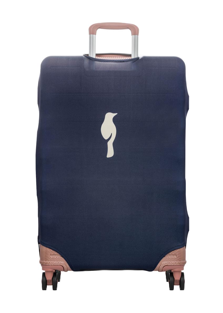 Granatowy pokrowiec na dużą walizkę AW-013-0002-7D-L(W26)