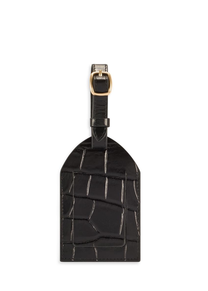 Skórzany brelok z motywem croco BRELOK-0222-97(Z25)