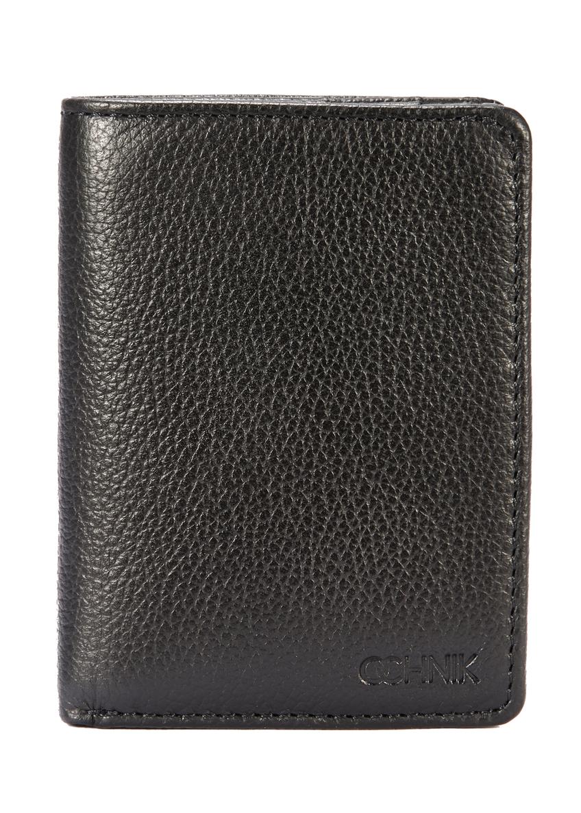 Czarny skórzany portfel męski PORMS-0635-99(W25)