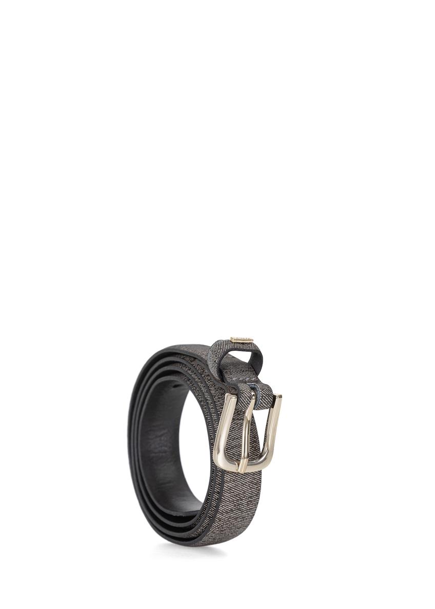 Cienki skórzany pasek damski PASDS-0301A-70(W25)