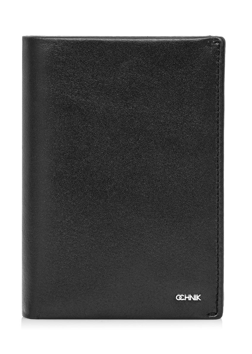 Czarny skórzany portfel męski PORMS-0406A-99(Z24)
