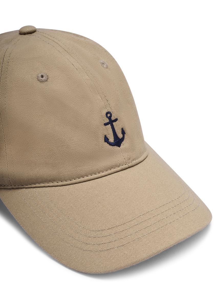 Beżowa czapka z daszkiem unisex CZALT-0018-1B(W26)